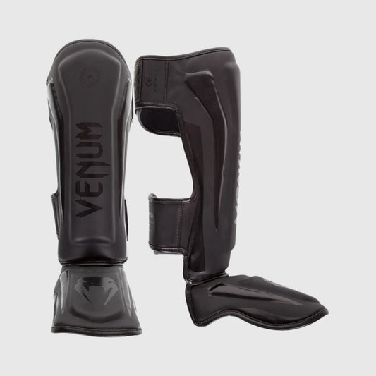 Venum Elite Standup Shinguards - Matte Black - M