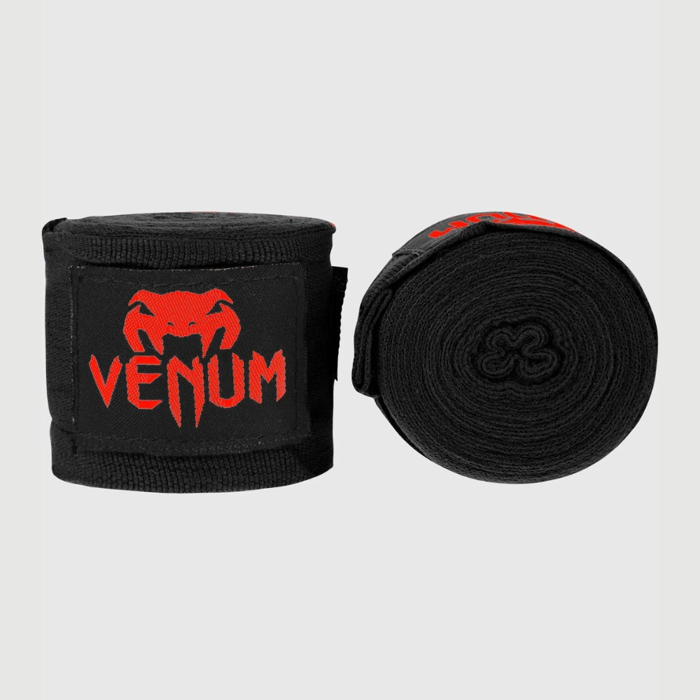 Venum Kontact Boxing Handwraps 4m - Black/Red - 4M
