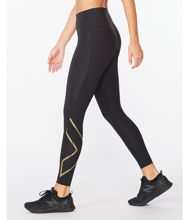 2XU MCS X Train Mid Rise Tights (Black/Gold)