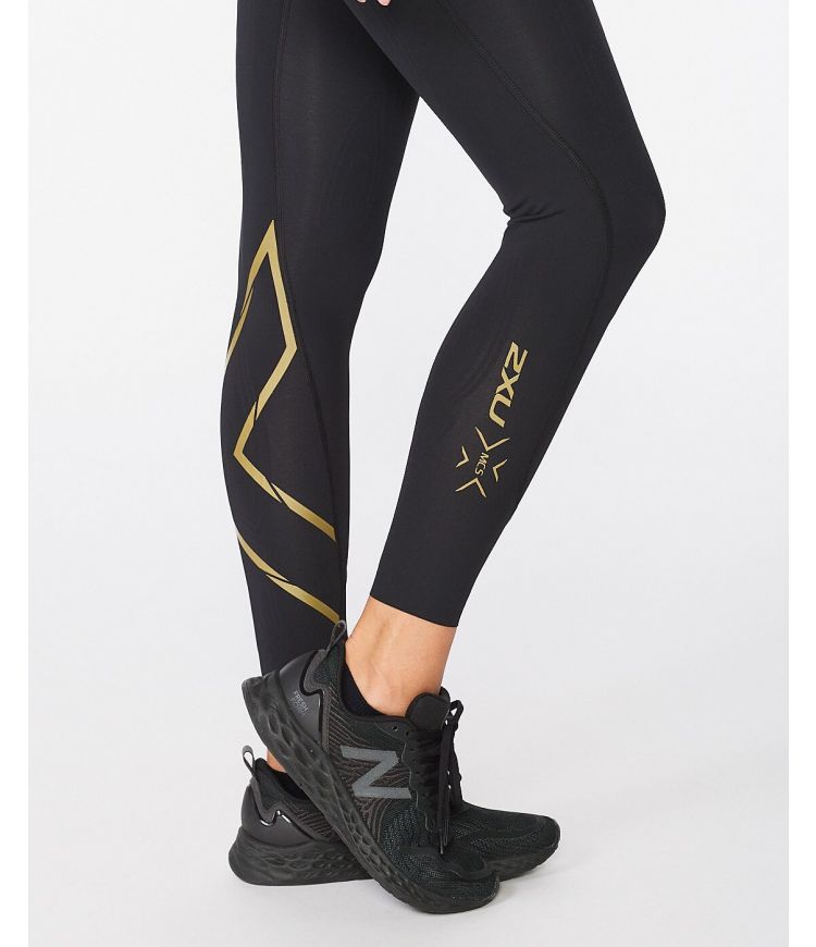 2XU MCS X Train Mid Rise Tights (Black/Gold)