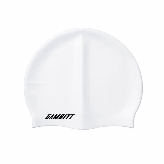 Gambitt Surfer Swim Cap - White - ADULT