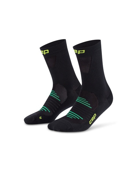 CEP Pro Run Ultralight Mid-cut Socks - Black - W-II