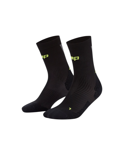 CEP Run Ultralight Mid-cut Socks 4.0 - Black/Grey - M-III